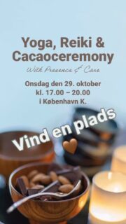 Vind en plads til Cacao Ceremonien 🤎

Trænger du til en aften hvor du giver slip?
Til at trække vejret dybt, mærke kroppen og lade roen finde vej ind?

Sammen med Presence & Care inviteres du ind i et blødt og nærende rum med ceremoniel cacao, yin yoga, yoga nidra, akupressur og reiki healing. 

En ceremoni skabt til at genforbinde dig med dig selv – gennem stilhed, varme og ro 🤍

Hvis du føler, at du (eller en, du holder af) trænger til sådan en aften, kan du være med i konkurrencen:

🤍 Følg @presencebyjulie og @ambeautycare.dk
🤍 Like opslaget
🤍 Skriv i kommentaren, hvorfor du gerne vil med – og tag gerne en, der fortjener en stund af ro og selvkærlighed

Vinderen får besked direkte.
Ceremonien finder sted i  København K
Onsdag den 29. oktober kl. 17.00 - 20.00
Værdi: 625,- kr.

Et åndehul midt i efteråret.
Vi glæder os til at dele det med dig.
Kærlig hilsen Julie & Anja 🤍

🤎
🤍
🤎
🤍

#cacaoceremony #relax #yinyoga #yoganidra #reiki #ceremoni